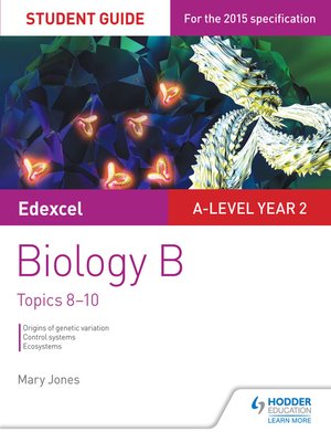 cover image of Edexcel A-level Biology B Student Guide 4